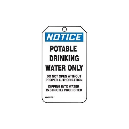 Accuform PF-Cardstock, 3-1/4 in Width, 1/4 in Height, , 25 PK MNT246CTP